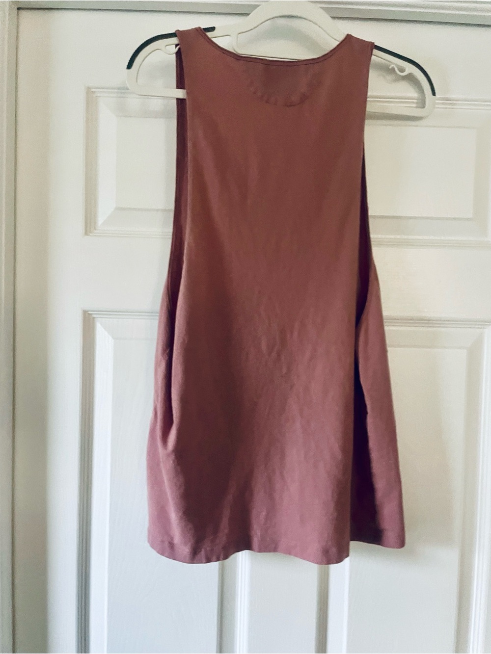 Zara Mauve Scoop Neck Tank Top gym training athleisure - Picture 3 of 7